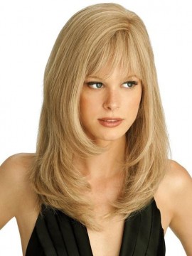 Amber Wig Human Hair Hand Tied Mono Top by Louis Ferre