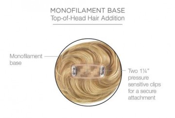 Human Hair Bang Mono Base by Raquel Welch Clearance Colour