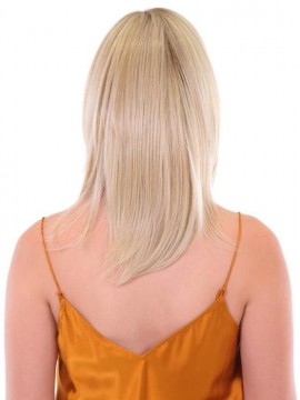 Premium Hand Tied Topper Straight 14 by Belle Tress